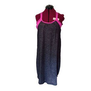 Athleta Hidden Agenda Mini Active Dress XL Women Multicolor Built-In Bra Athleti